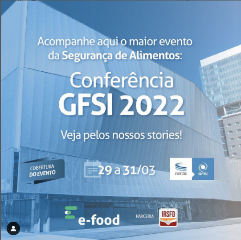 O GFSI começou e a nossa cobertura do evento, em parceria com o IRFSD @irsfd_ , também!