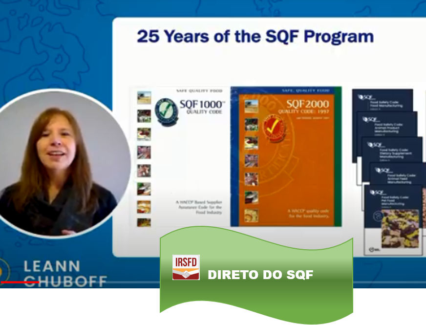 Desvendando as alterações da 9ª edição da norma SQF – P.03 – LeAnn Chuboff, Vice President, Technical Affairs, SQFI