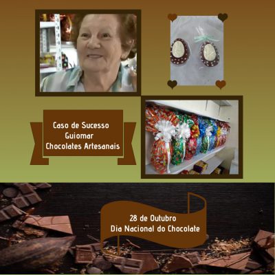 Dia Nacional do Chocolate – Conheça Dona Guiomar, 91 anos: AMOR por Chocolate há 58 anos!!!Limeira – SP.