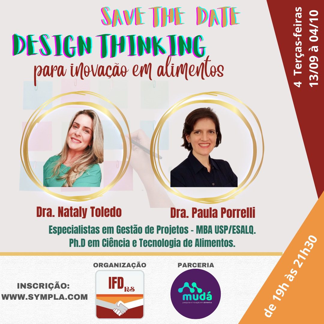 📣 VENHA SER UM FOOD DESIGN THINKER